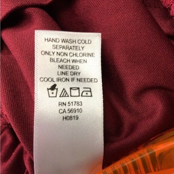 Maurices Women’s Lace Peplum Top Blouse V-Neck Long Sleeve Dressy Holiday Red XL - Picture 8 of 9